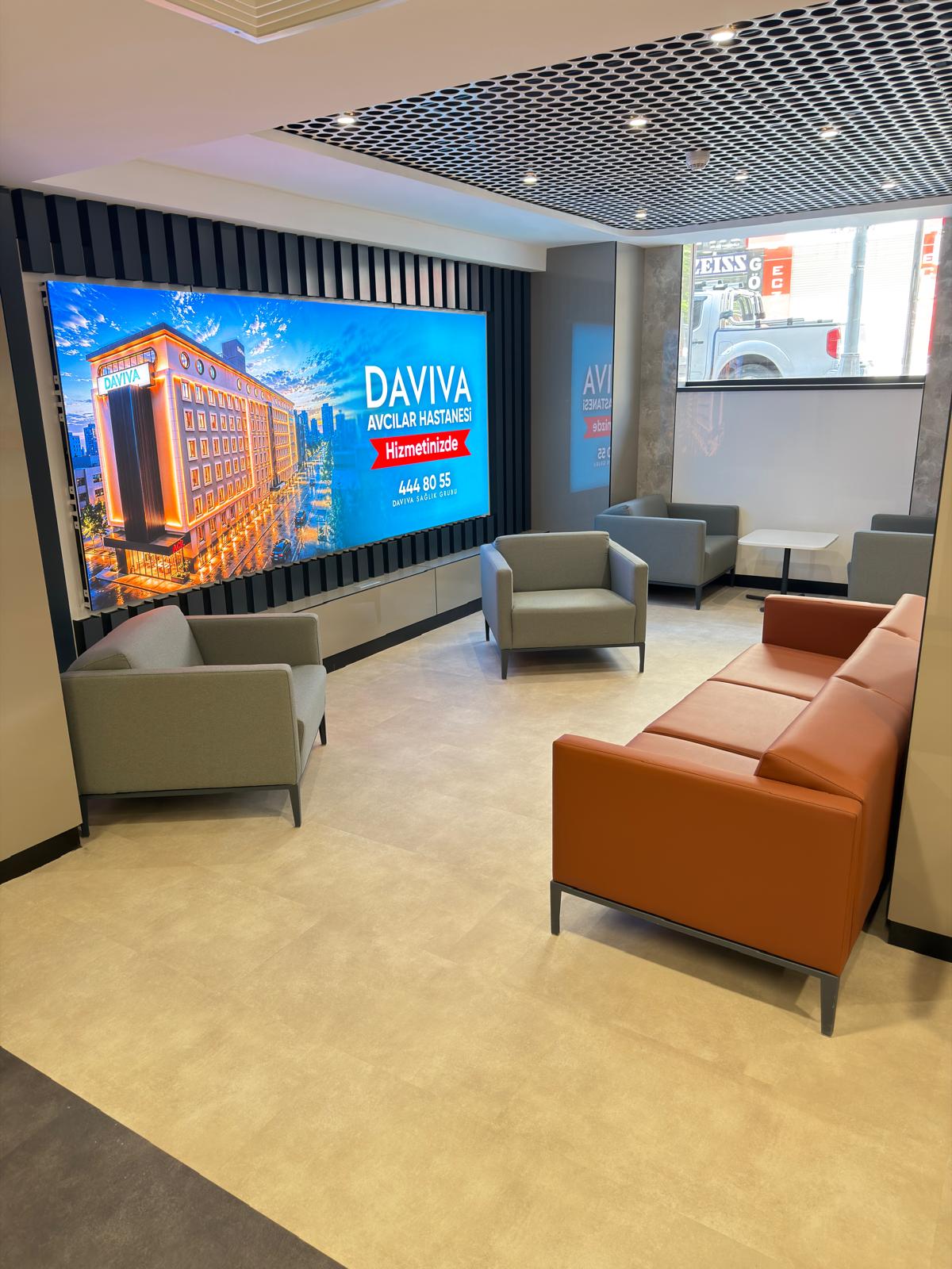 Daviva Avcılar Hastanesi iç dolaşım hattı